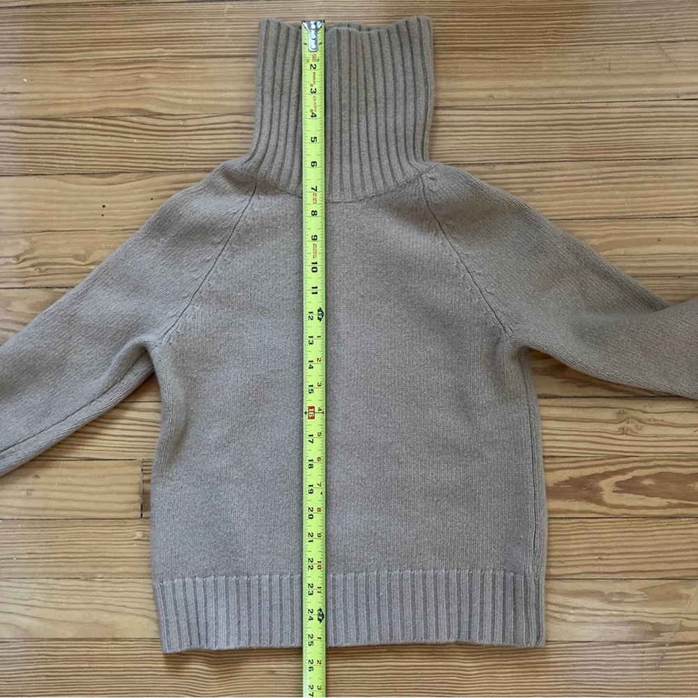 Lauren Ralph Lauren Wool Cashmere Turtleneck Sweater Tan Size XS - Picture 7 of 9